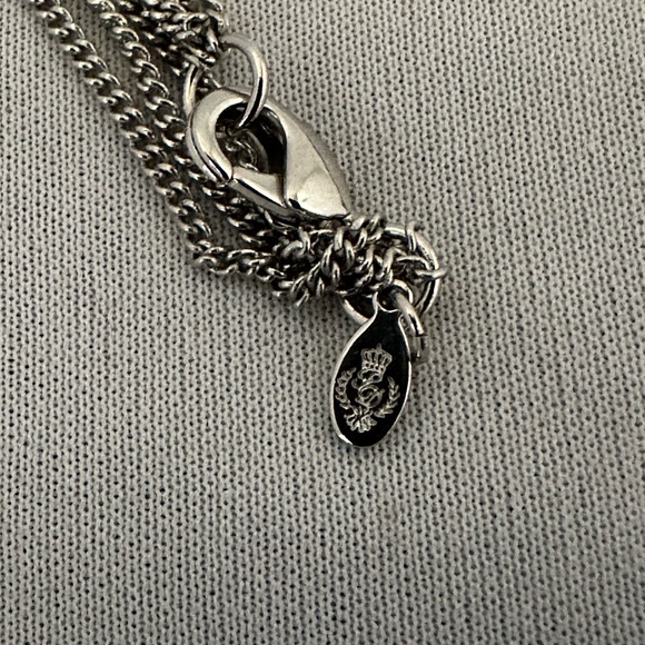 Premier Designs silver tone necklace convertible necklace with rings - Picture 6 of 6